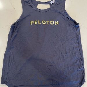 Peloton brand tank. Open back.